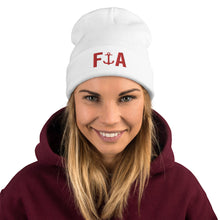 False Anchor Red Beanie