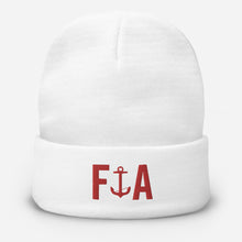 False Anchor Red Beanie